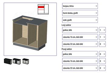 Konfigurovateľné pulty