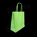 Papierová taška PASTELO, 22 x 10 x 29 cm, svetlá zelená