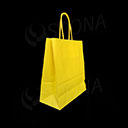 Papierová taška PASTELO, 22 x 10 x 29 cm, žltá