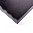 Polica MDF 600 x 400 x 18 mm, 4 x ABS, čierna perla
