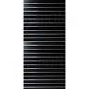 SLAT drážkový panel 120 x 240 cm, 23 drážok, rozstup 10 cm, bez insertov, čierny