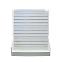 Gondola typ Y, SLAT panel, 124x60x163 cm, biela