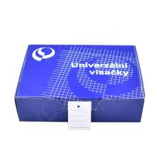 Papierové visačky, typ 3040, 29 x 40 mm, s potlačou, biele, 2000 ks