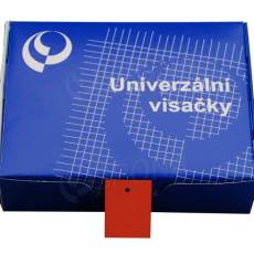 Papierové visačky, typ 3040, 29 x 40 mm, bez potlače, oranžové, 2000 ks