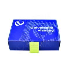 Papierové visačky, typ 3040, 29 x 40 mm, s potlačou, zelené, 2000 ks