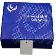 Papierové visačky, typ 4050, 38 x 48 mm, bez potlače, biele, 2000 ks