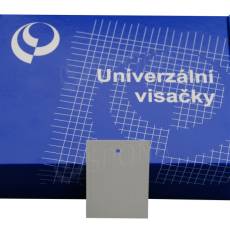 Papierové visačky, typ 4060, 40 x 60 mm, bez potlače, biele, 1000 ks