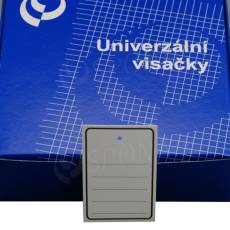 Papierové visačky, typ 5080, 48 x 76 mm, s potlačou, biele, 1000 ks