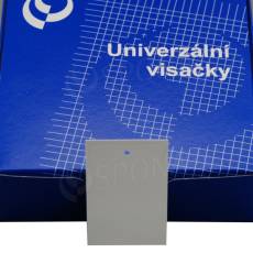 Papierové visačky, typ 5080, 48 x 76 mm, bez potlače, biele, 1000 ks