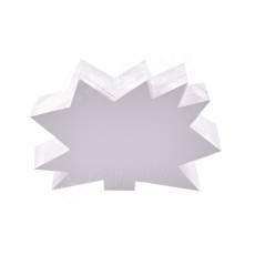 Papierové visačky DREAMER "ježko" 120 x 80 mm, biele, 90 ks