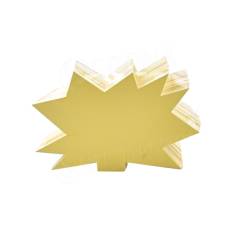 Papierové visačky DREAMER "ježko" 120 x 80 mm, žlté, 90 ks