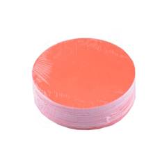 Papierové visačky DREAMER priemer 80 mm, červené, 80 ks