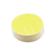 Papierové visačky DREAMER priemer 80 mm, žlté, 80 ks