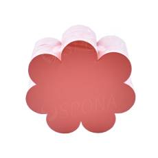 Papierové visačky DREAMER "kytka" 95 x 90 mm, červené, 90 ks