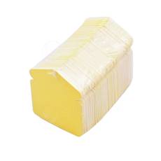 Papierové visačky DREAMER "šípka" 43 x 60 mm, žlté, 250 ks