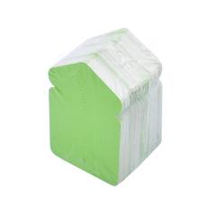 Papierové visačky DREAMER "šípka" 57 x 82 mm, zelené, 160 ks