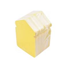 Papierové visačky DREAMER "šípka" 57 x 82 mm, žlté, 160 ks