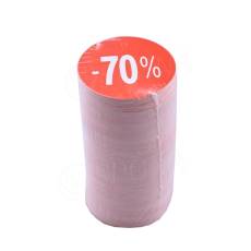 Papierové visačky SKONTO priemer 45 mm, potlač "-70%", červené, 180 ks