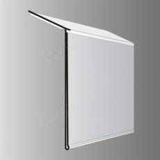 Cenovková lišta samolepiaca, 40 x 1200 mm, sklon 15°, priehľadná