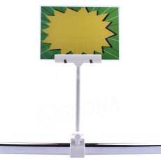 Cenovkový systém MEMO, predĺžený clip XL s prstom, štipec do max. priemeru 32 mm