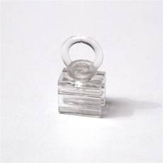 Závesné oko otočné pre rámček hrúbky 8 mm, typ 101S, priehľadný akrylát