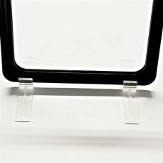 Rovný stojanček plastového rámčeku hrúbky 11 mm, typ RA1 DREAMER, 2 ks