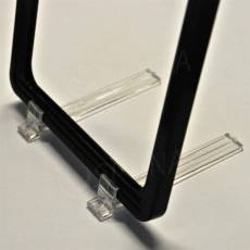 Šikmý stojanček plastového rámčeku hrúbky 11 mm, typ RA2 DREAMER, 2 ks