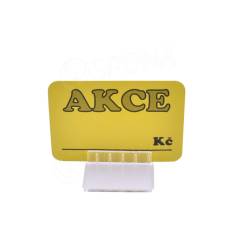 Stojanček C-6, 40x50 mm, transparentný