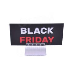 Stojanček C-6, 40x50 mm, transparentný