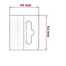 HANG háčik BEST na EURO závesy, 52 x 44 mm, 400 ks