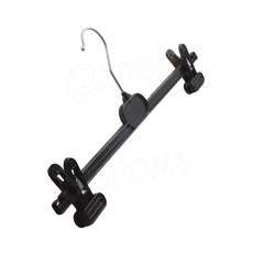 Plastový vešiak so štipcami, typ WDS3, šírka 41 cm, čierny, 1 ks