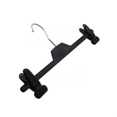 Plastový vešiak so štipcami, typ WKA26, šírka 26 cm, čierny, 1 ks