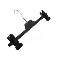 Plastový vešiak so štipcami, typ WKA33, šírka 33 cm, čierny, 1 ks