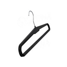 Plastový nohavicový vešiak HA37, šírka 37 cm, čierne, 1 ks