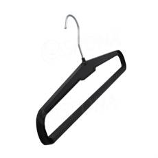 Plastový nohavicový vešiak HA41, šírka 41 cm, čierny, 1 ks