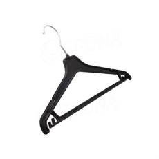 Konfekčný plastový vešiak, typ WPN42, šírka 42 cm, čierny, 1 ks