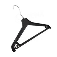 Konfekčný plastový vešiak, typ WPN45, šírka 45 cm, čierny, 1 ks