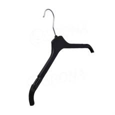 Konfekčný plastový vešiak, typ UD46, šírka 46 cm, čierny, 1 ks