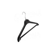 Konfekčný plastový vešiak, typ WPO32, šírka 32 cm, s priečkou, 1 ks