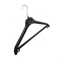 Konfekčný plastový vešiak, typ WPO45, šírka 45 cm, s priečkou, 1 ks