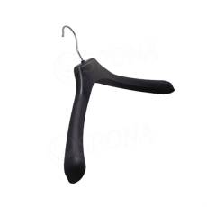 Konfekčný plastový vešiak, typ EA50, šírka 50 cm, čierne, 1 ks
