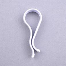 Vešiaková brzda na nohavice veľká, typ KDP1, biela, 1 ks