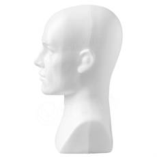 Hlava pánska ALEX plastová, farba biela