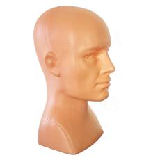 Hlava pánska ALEX plastová, farba telová