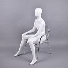 Figurína dámska Portobelle 222, abstraktná lesklá biela