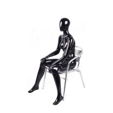 Figurína dámska Portobelle 222, abstraktná lesklá čierna