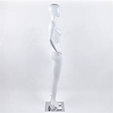 Figurína dámska SAMANTA 02, lesklá biela