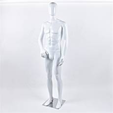 Figurína pánska DEREK 02, lesklá biela