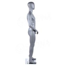 Figurína pánska DEREK 02, matná šedá