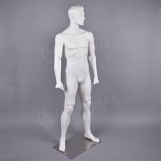 Figurína pánska ŠPORT 02, biela